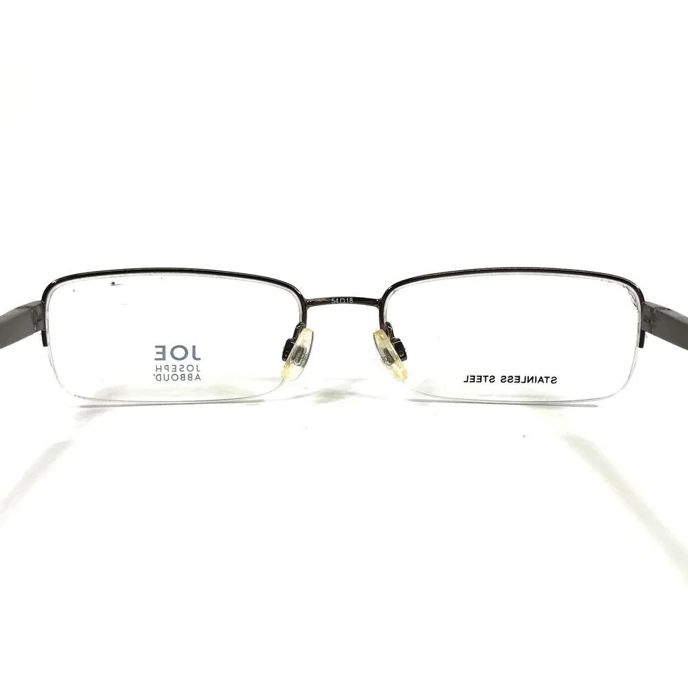 Joseph Abboud Eyeglasses Frames JOE 4002 STEEL Rectangle Half Rim 54-18-140